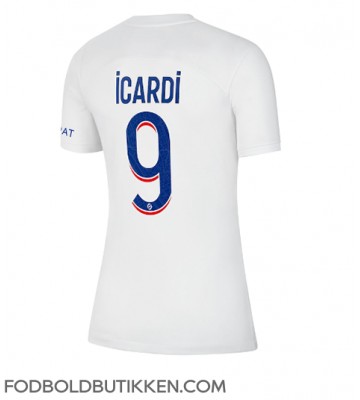 Paris Saint-Germain Mauro Icardi #9 Tredjetrøje Dame 2022-23 Kortærmet